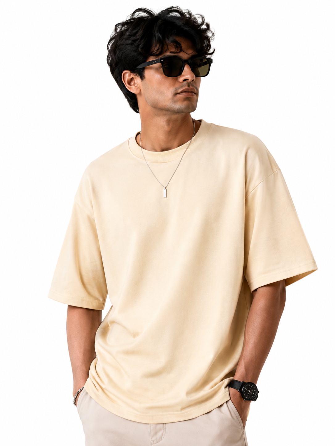 PLAIN OVERSIZED T-SHIRT