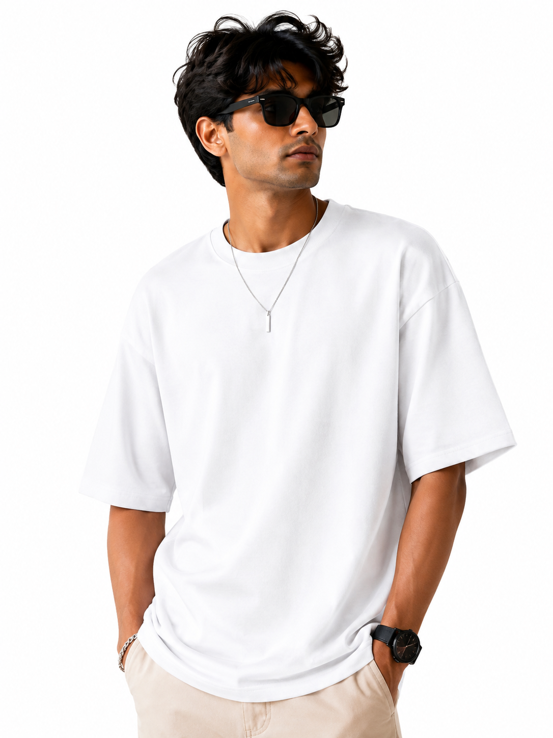 PLAIN OVERSIZED T-SHIRT