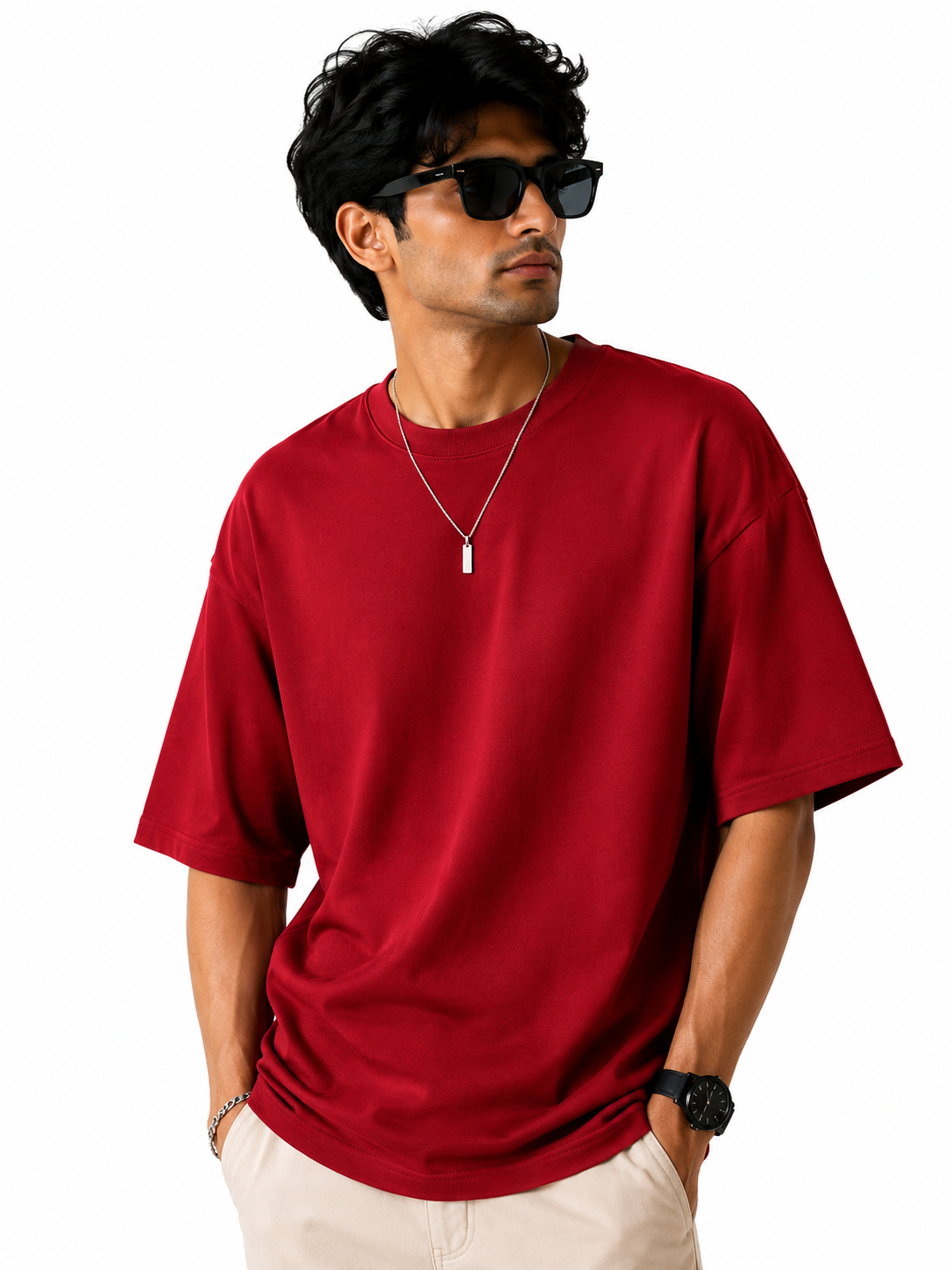 PLAIN OVERSIZED T-SHIRT