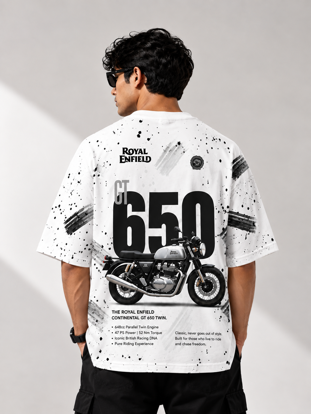 ROYAL ENFIELD GT 650 PRINTED OVERSIZED